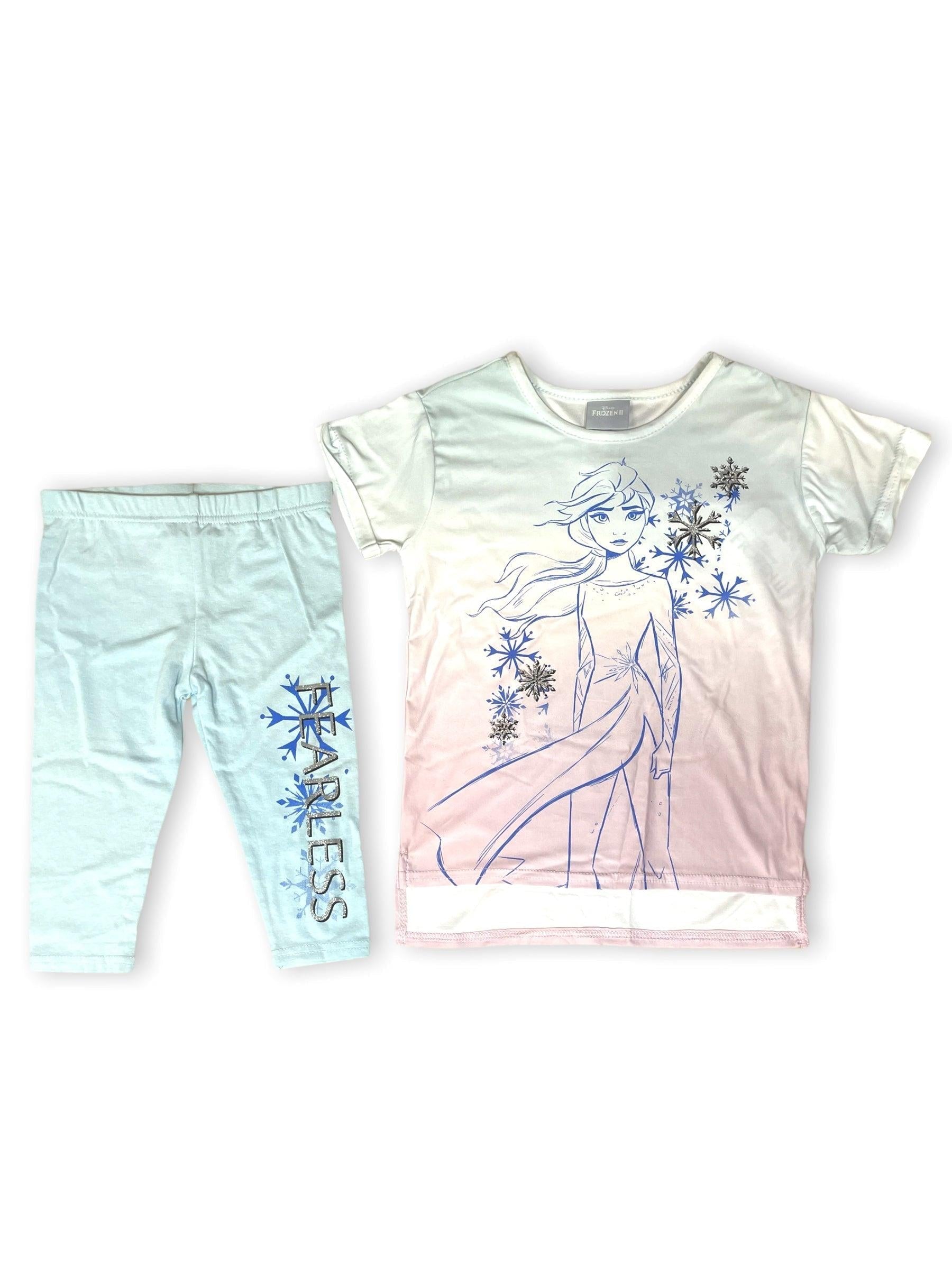 Frozen 2 Inspired Elsa Jersey Knit Girls leggings, Elsa Leggings 2 years |  eBay